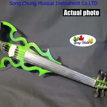 Песня бренд оптимизировать 5 Строки твердой древесины 4/4 Электрический Скрипки#7675