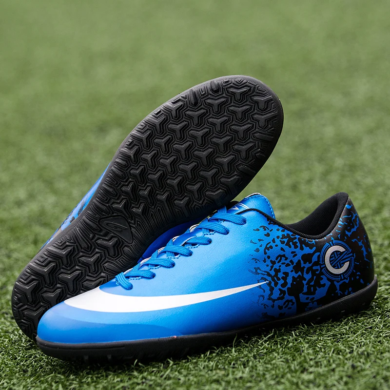 

TF Cleats Soccer Shoes Men Training Shoes Outdoor Women Futsal Comfortable Football Boots Superfly Quality Kids Futbol Sneakers
