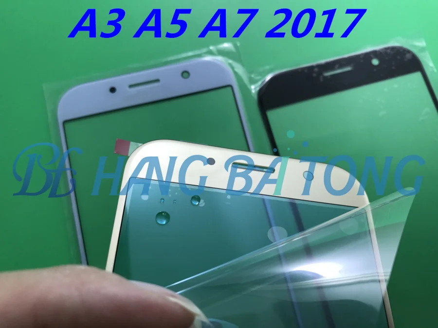 10 шт. ЖК-дисплей стекло для SAMSUNG Galaxy A3 A5 A7 A320 A520 A720 переднее внешнее стекло крышка сенсорной панели объектива