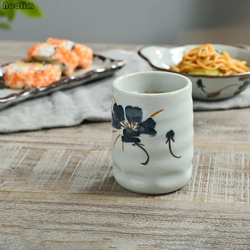 Retro Japanese Ceramic Soup Cup Teacup Coffee Wine Cups