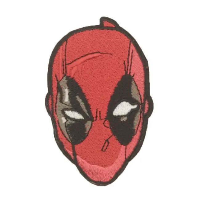 1Pcs Deadpool Face Mask Iron On Patch Marvel Comic Anti