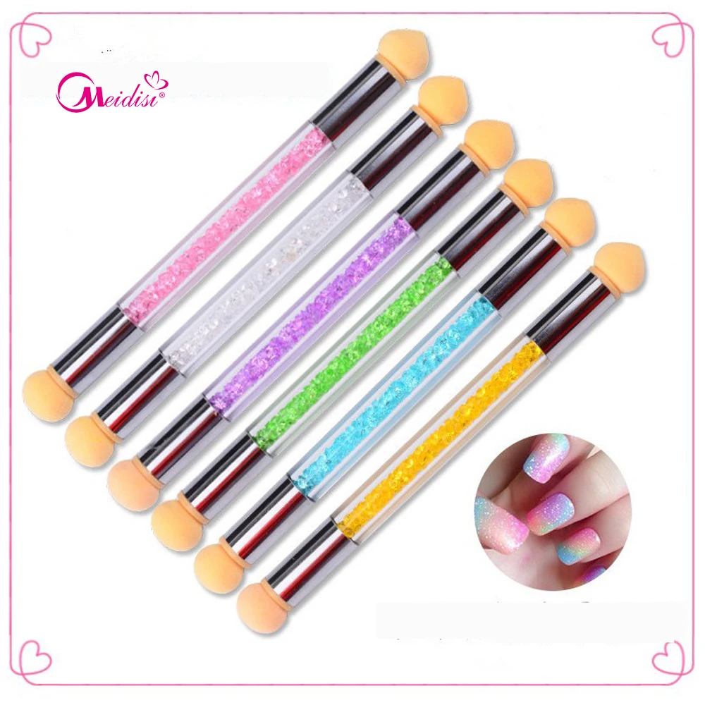 1pcs Glitter Powder Picking Dotting Gradient Pen Brush Nail Art Tools