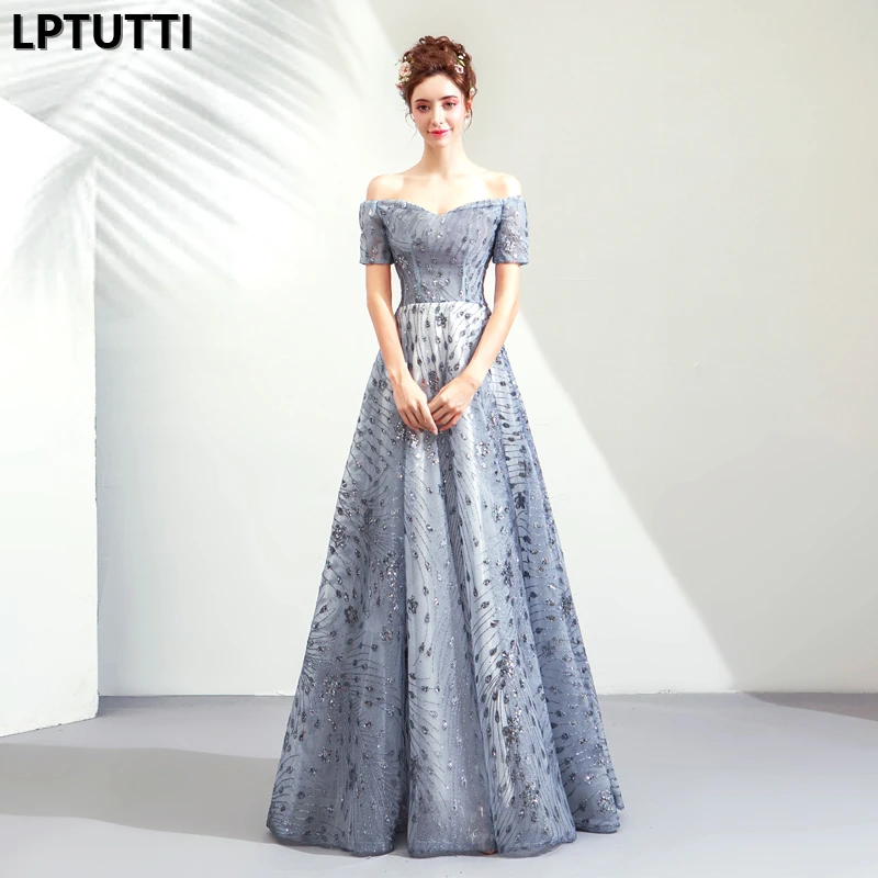 

LPTUTTI Sequin New For Women Elegant Date Ceremony Party Prom Gown Formal Gala Events Luxury Long Evening Dresses