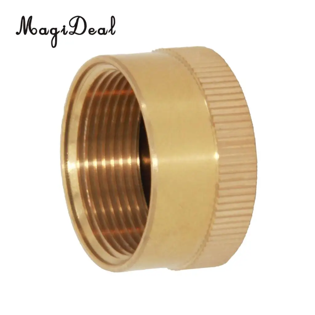 Outdoor Heavy Duty Brass Cap 1LB Propane Bottle Gas Tank Cylinder Cap Refill Coupler Output Outdoor Camping Stove Accessories