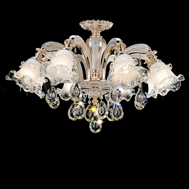 Домашняя Хрустальная подвесная люстра led Lustre cafe освещение покрытие K9 Потолочная