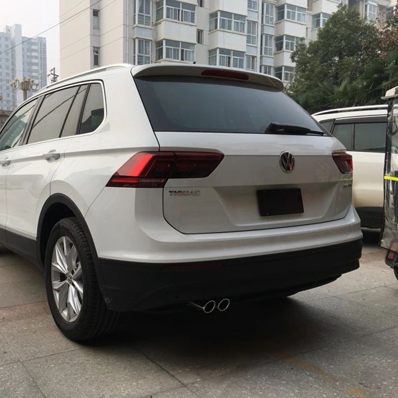 Для Volkswagen Tiguan выхлопной трубы хвост горло MK2 глушитель 2017 2018 2019 аксессуары