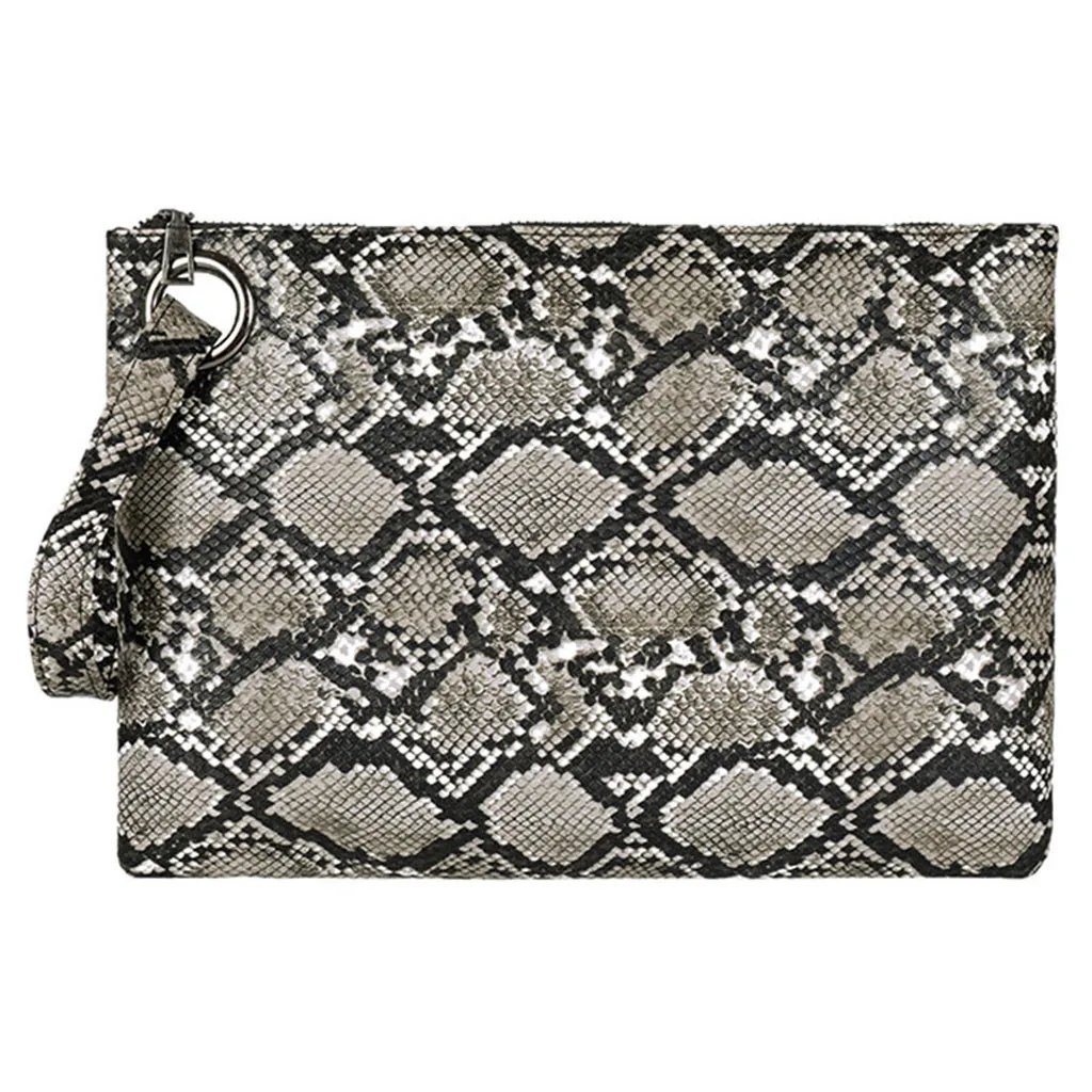 

Fashion Women Shopping Zipper Serpentine Messenger Bag Phone Bag Wallet Clutch Coin Purse