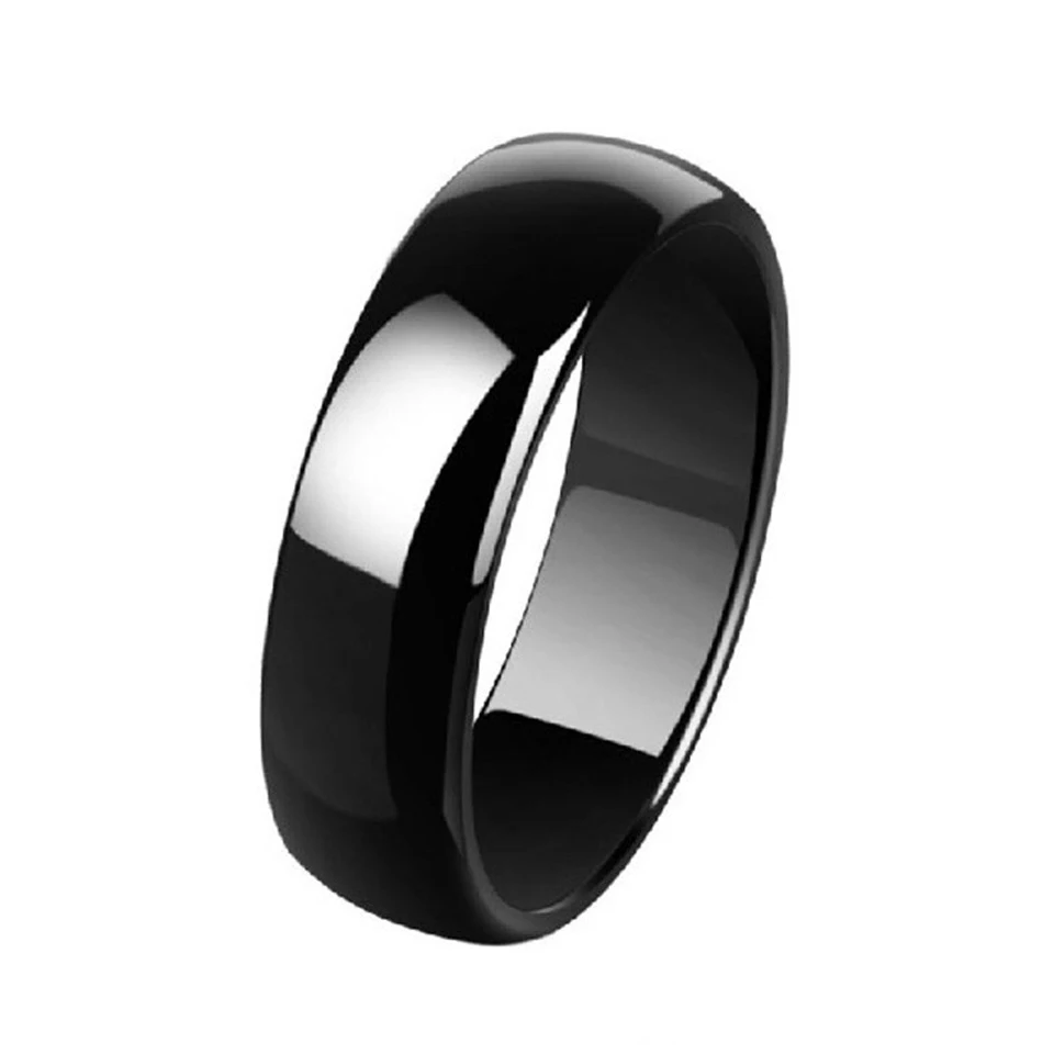 

2019 Best Seller Classic Design Black White Pink Geometric Ceramic Ring For Men And Women Top Quality Jewelry Rings Best Gift