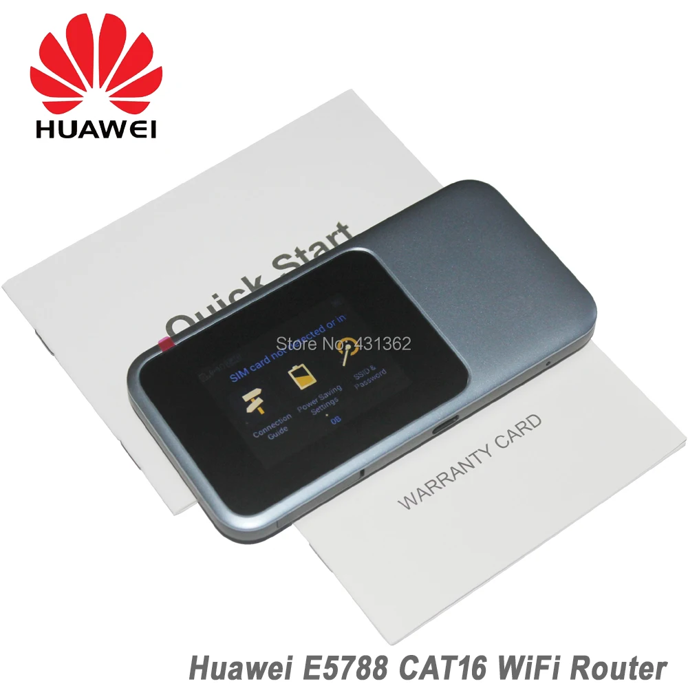 Мобильный Wi Fi роутер Huawei E5788 с гигабитным карманом Cat16 4G LTE поддержкой в режиме