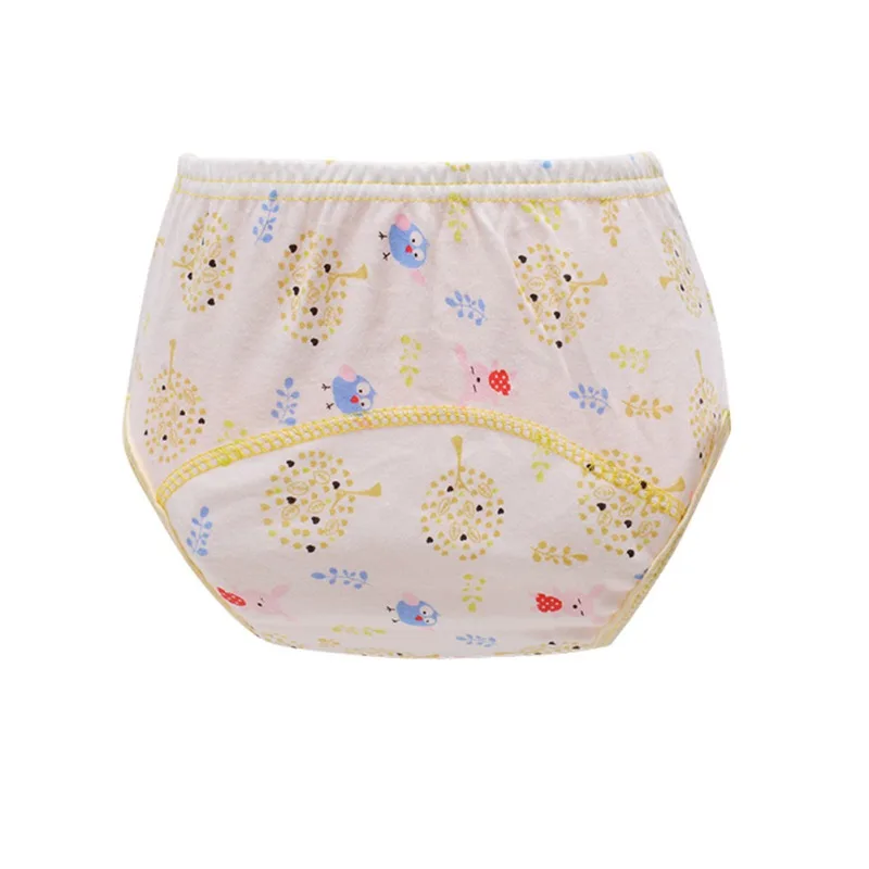 1 шт. милые детские подгузники многоразовые подгузники тканевые пеленки моющиеся младенцев для маленьких детей хлопок Training брюки девочек
