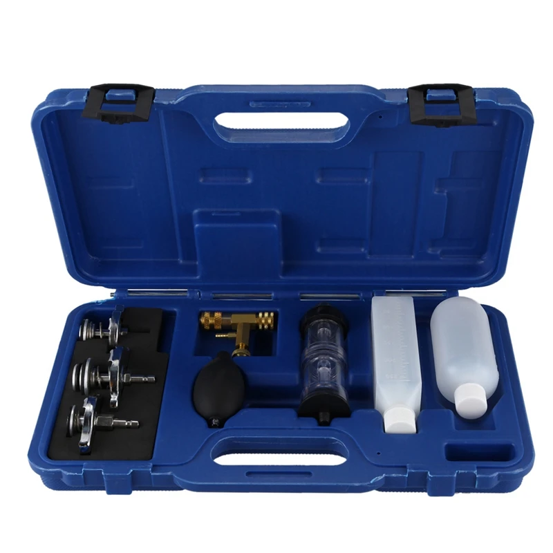 Head Gasket Leak Tester Combustion Leak Detector Cooling System Tester Co2 Gasket Gas Fluid Tool Set