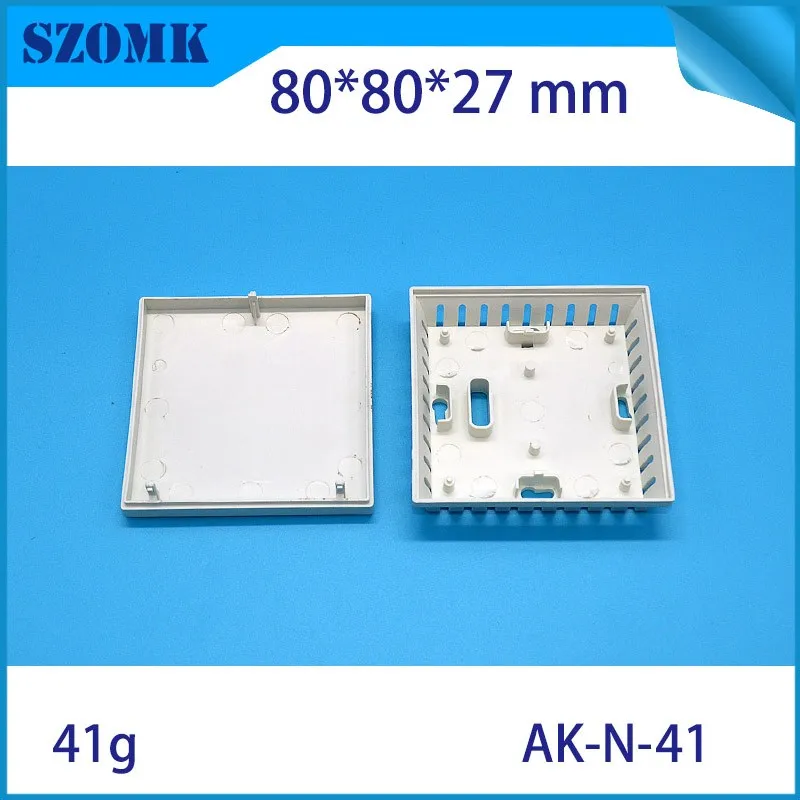 10 шт., 80*80*27 мм Пластиковый корпус для устройство pcb Соединительная коробка szomk Датчик управления пластиковый чехол коробка электроники