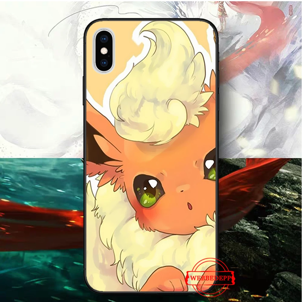 Мультяшные Покемоны eevee pika силиконовый мягкий чехол для iPhone 5 SE 5S 6 6S Plus 7 8 11 Pro X XS Max XR - Цвет: 8