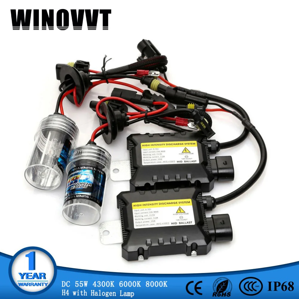 Xenon H4 font b Lamp b font halogen font b lamp b font kit H4 2