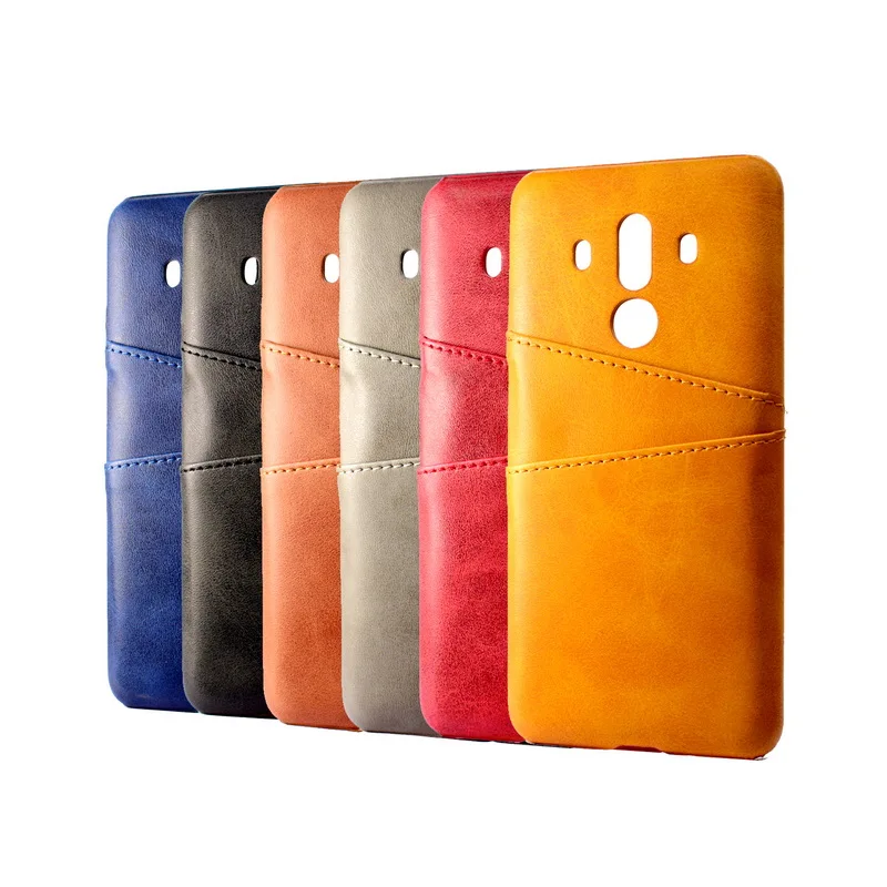 

Luxury PU Leather Phone Case For Huawei Mate 10 Lite Card Holder Back Cover For Huawei Mate 10 Pro Maimang6 NOVA2i Honor 9i Capa