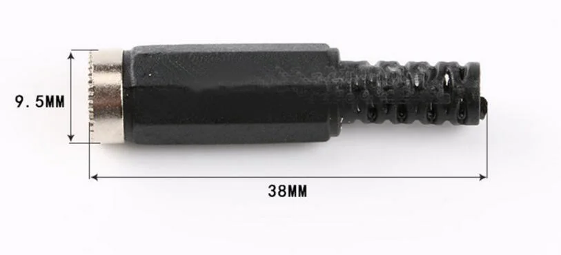 10 шт. DC контакт разъема питания 2,1x5,5 мм гнездовой разъем+ штекер Jack гнездо адаптера