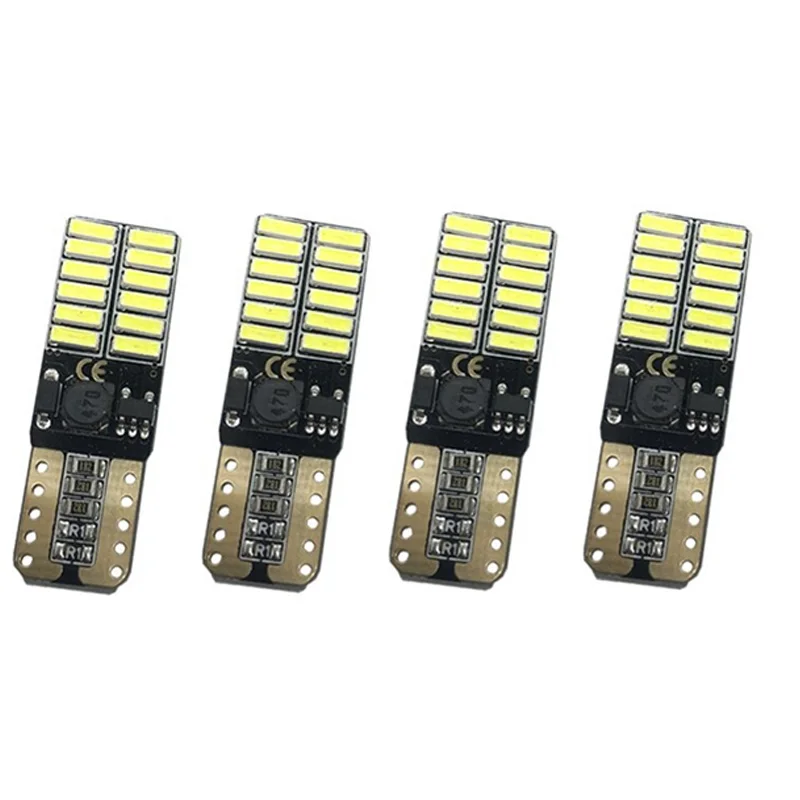 2 4 шт./лот 194 W5W T10 4014 LED 24 SMD Canbus лампочки без ошибок Led Парковка автомобиля Стайлинг