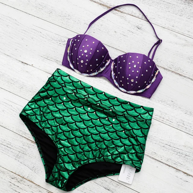 Diamond Jewel Swimsuit Brand Rhinestone Push Up Swimwear Women Bathsuit