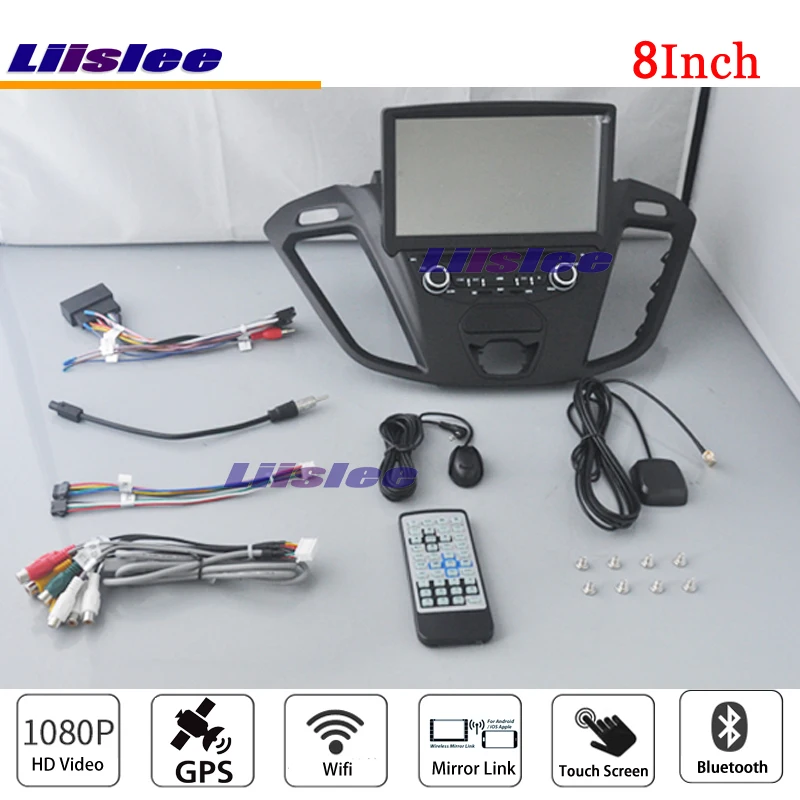 Excellent Liislee For Ford Transi Tourneo Stereo Android Radio Video Wifi BT MP3 Player GPS MAP Navi Navigation 1080P HD Screen System 4