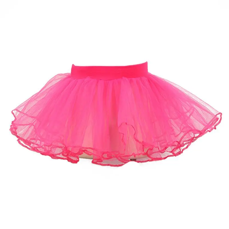 Детская многослойная юбка-пачка из тюля для балета, танцевальная мини-юбка, пышная юбка с оборками, милый цветной праздничный костюм юбка-американка принцессы От 3 до 8 лет