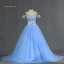 Vestidos De 15 Anos, платья для дебютантов, милые бальные платья, детское вечернее платье «Золушка», платья принцессы голубое праздничное платье