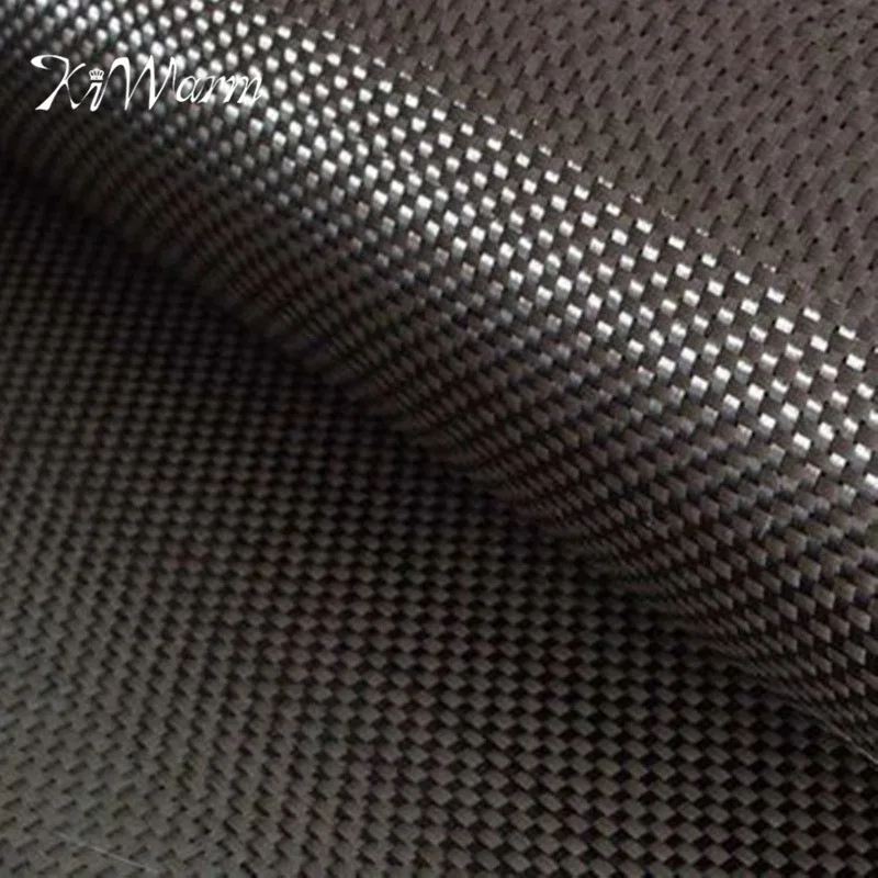 KiWarm высокое качество 3K 200gsm 1 м x 1 м высокопрочная ткань из углеродного волокна для межслойных автомобильных деталей спортивного оборудования толщина 0,25 мм