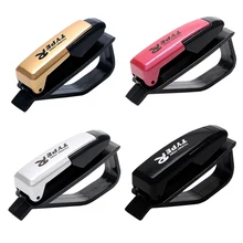 Portable Car Vehicle Sun Visor Glasses Card Pen Clip Sunglasses Holder Auto Fastener Car Accessories Bank Card Ticket Holder