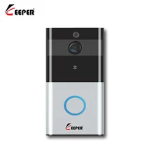 Keeper Wireless IP WiFi Doorbell With 720P Video Camera IR Night Vision Motion Detection Alarm Security