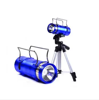 

LED Rechargeable Flashlight For Fishing, Hunting Equipment With 26cm Foothold, 8000ma Battery,Blue Light/White Light