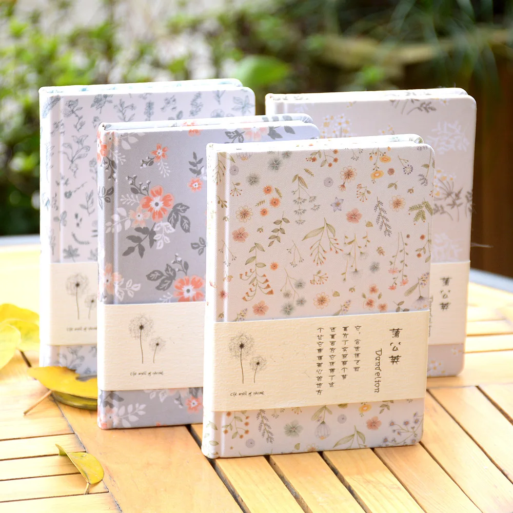 

Blank DIY Kawaii Notebook Pocket Cute Notebook Stationary Retro Thicken Travelers Notebook Diary Defter Bullet Journal HJW115