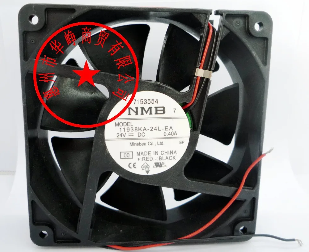 

NMB 11938KA-24L-EA 12038 24V 0.4A 2WIRE cooling fan