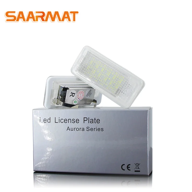 

LED CANBUS No Error License Plate Light bulb For Audi A3 S3 Cabriolet A4 S4 B6 B7(8E.8H) AUTO Number Plate lamp No Hyper Flash