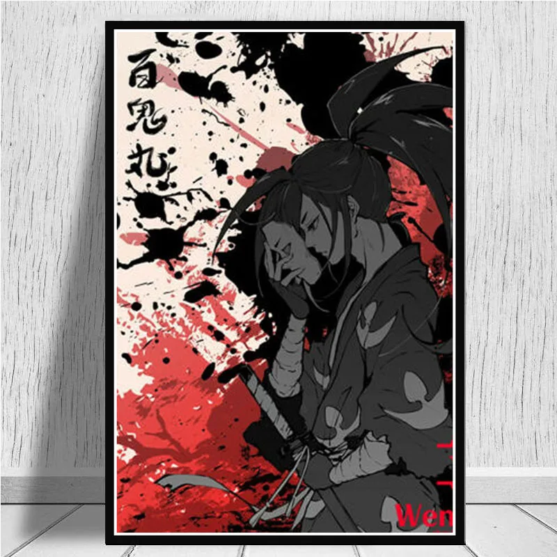 Dororo аниме Hyakkimaru Японский Аниме Комикс детские рисунки постер и принты искусство