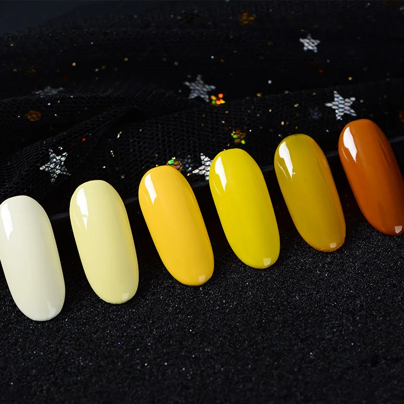 T-TIAO CLUB, 7 мл, Желтая серия, Цветной Гель-лак для ногтей, замачиваемый, для маникюра, УФ-Гель-лак, сделай сам, лак для ногтей, украшение для ногтей