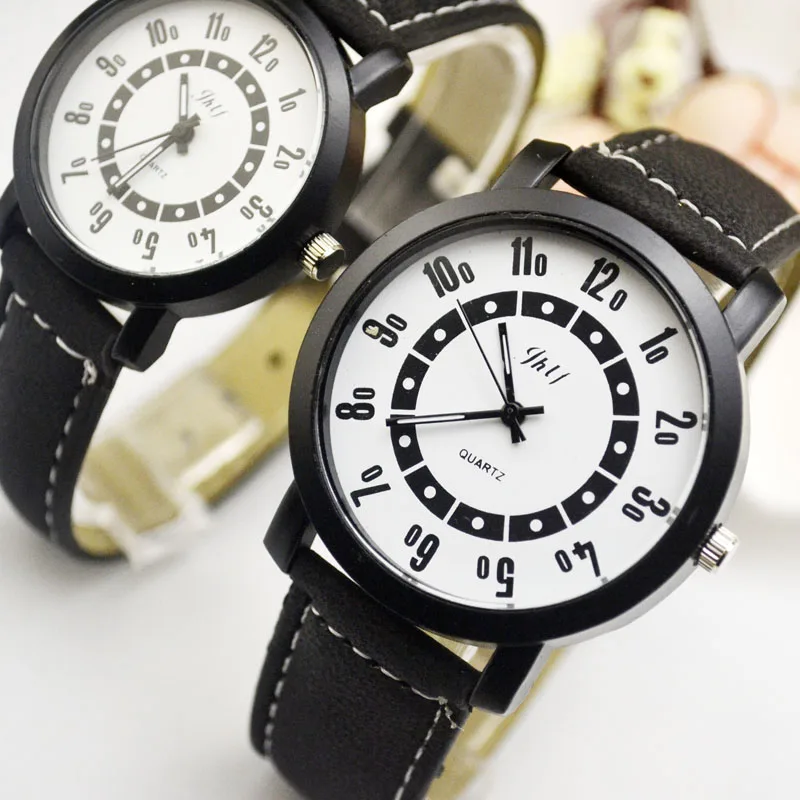 Korean Digital Belt Women's Table Harajuku Fashion Trend Retro Simple Middle School Sweethearts Watch Women
