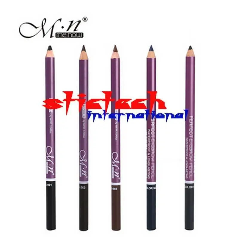 by ems or dhl 1000pcs Menow Double Eyebrow Pencil with The Eyebrow Comb