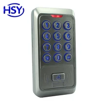 HSY металлический корпус RFID клавиатуры Card Reader 125 кГц Близость EM ID 13,56 мГц IC MF карты читателей Применение для доступа Управление системы