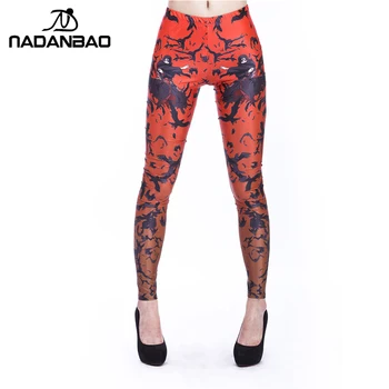 

NADANBAO Fashion Naruto Printed Legins Japanese Cartoon Leggins Women Leggings women pant