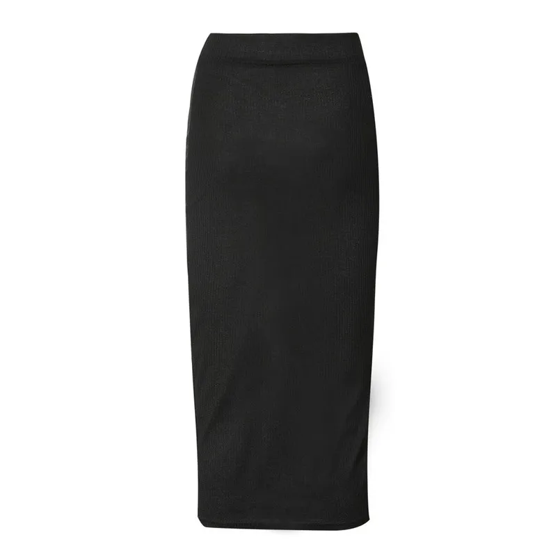 HOT sell Fashion 2018 Summer style skirts womens Sexy High-Waist Bodycon Long Skirt Hip Slim Straight Skirt Femme Saia A16#N (10)