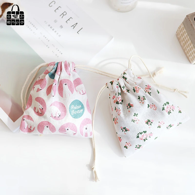 Rose Diary Fashion Fresh Pouch Pocket Portable Travel Accessories Small Pouch Bag cotton linen Coin Wallet Organizers Bag Rose Diary Fashion Fresh Pouch Pocket Portable Travel Accessories Small Pouch Bag cotton linen Coin Wallet Organizers Bag