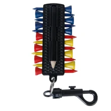 Гольф Тройник Caddy Хранитель 12 Тройники 2 Шариковые маркеры Divot Инструмент карандаш набор с брелком