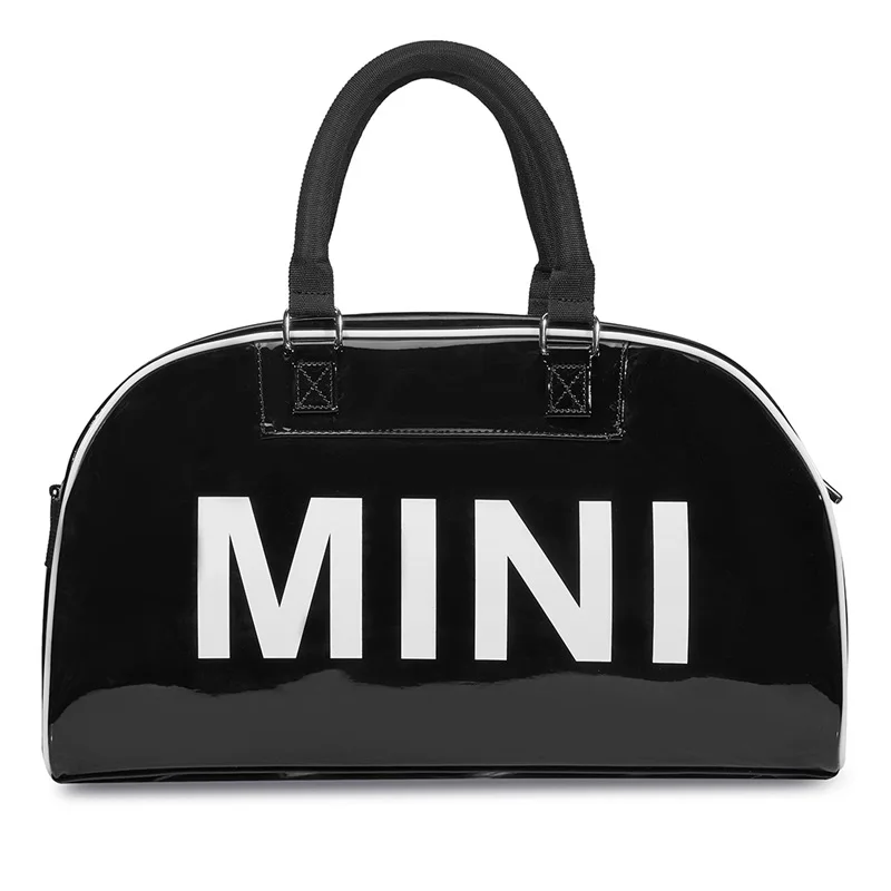 Мини-Купер сумка-мессенджер сумка-тоут Pu дорожная сумка - Цвет: black