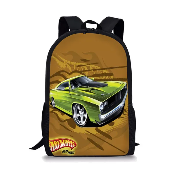 Thikin горячие колеса гоночный автомобиль школьные сумки 3 шт./компл. для крутых подростков школьный рюкзак с мультяшным рисунком книжная Сумка Прекрасный ранец - Цвет: CDZHL426C