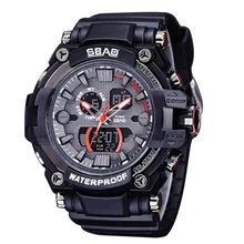 Водонепроницаемые мужские спортивные цифровые часы светодиодный военные студенческие часы многофункциональные студенческие наручные часы для мальчиков