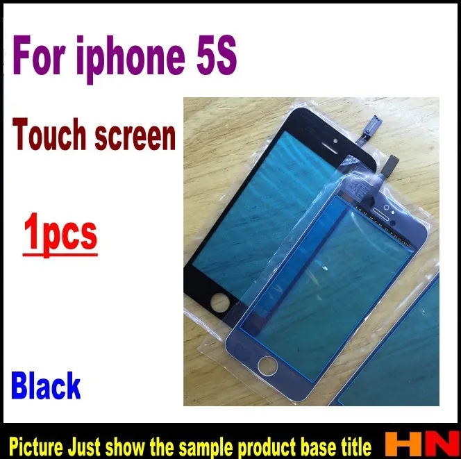 1pcs 5S não incluindo LCD Preto da Tela de Toque para o iphone