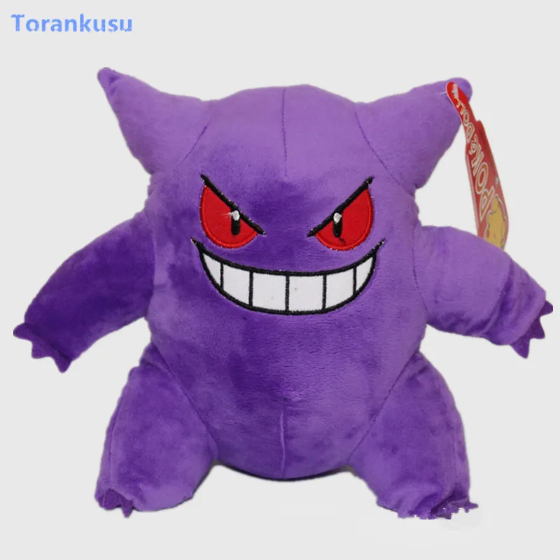 Haunter Плюшевые игрушки Gengar игрушки Мягкая кукла животного Рождественский подарок 22 см игровая модель игрушки ST16