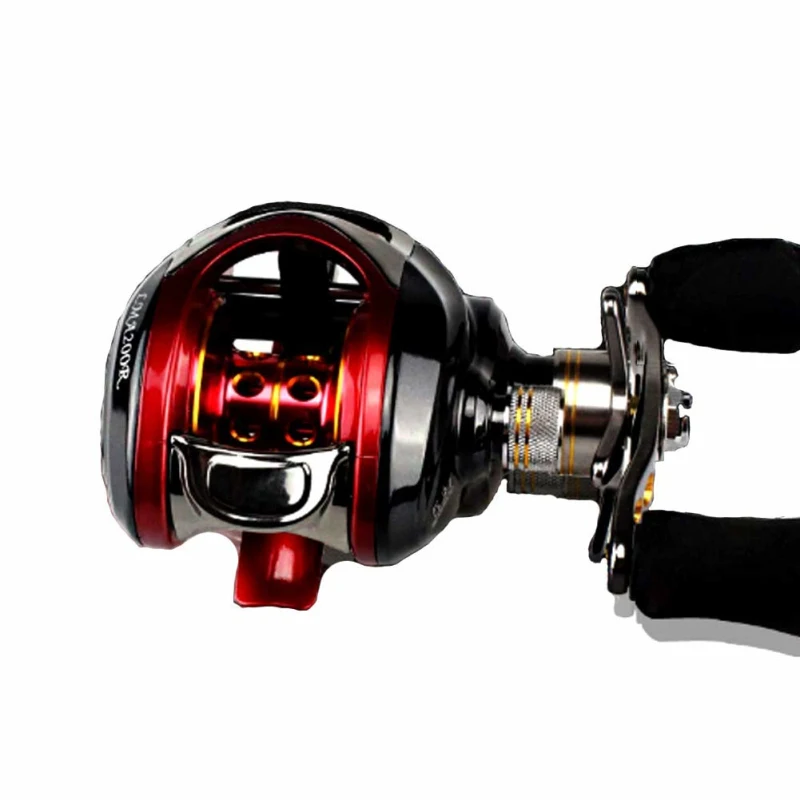 Baitcasting Fishing Reel for Seawater and Freshwater 10+1 Bearing Ball Metal Spool 6.3:1 Gear Ratio Baitcast Reel Fishing