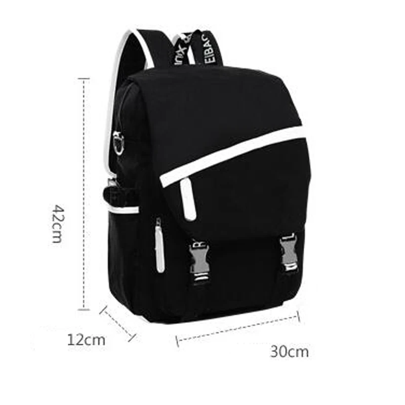 Anime pokemon ir Gengar Luminosa Satchel Backpack