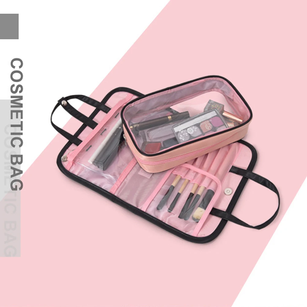 

Makeup Brush Holder Bag Multifunction Portable Large Capacity Washing Bag Travel