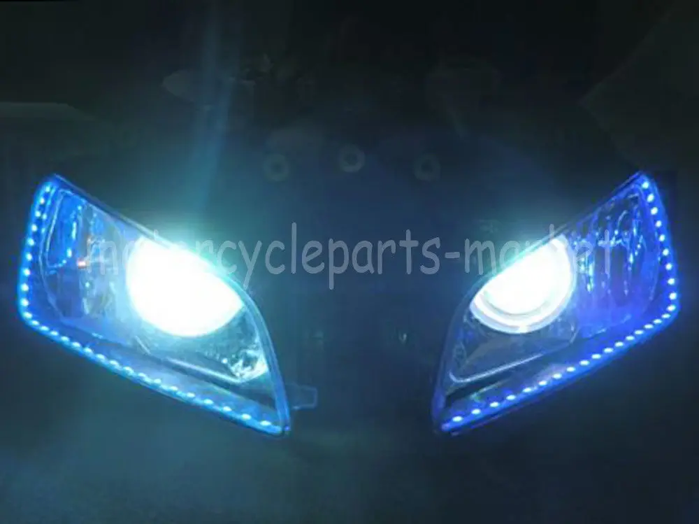 Мотоциклетный налобный фонарь Ангел глаз HID проектор демон глаз фара в сборе для Honda CBR600RR CBR 600 RR 2003-2006 уличный велосипед